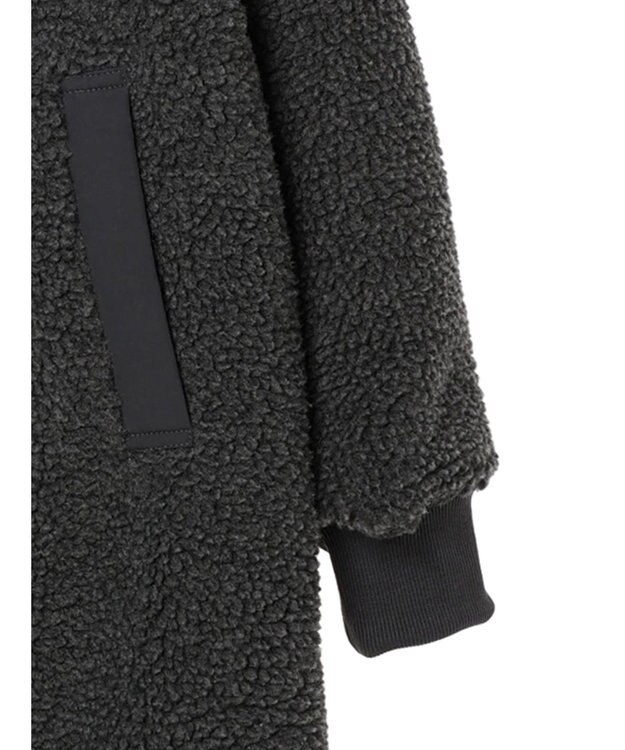 Green Parks ロングボアコート Charcoal Gray