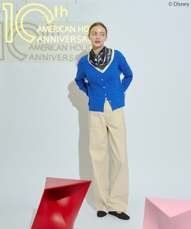 AMERICAN HOLIC 【Mickey&Friends】アソート柄スカーフ Dot