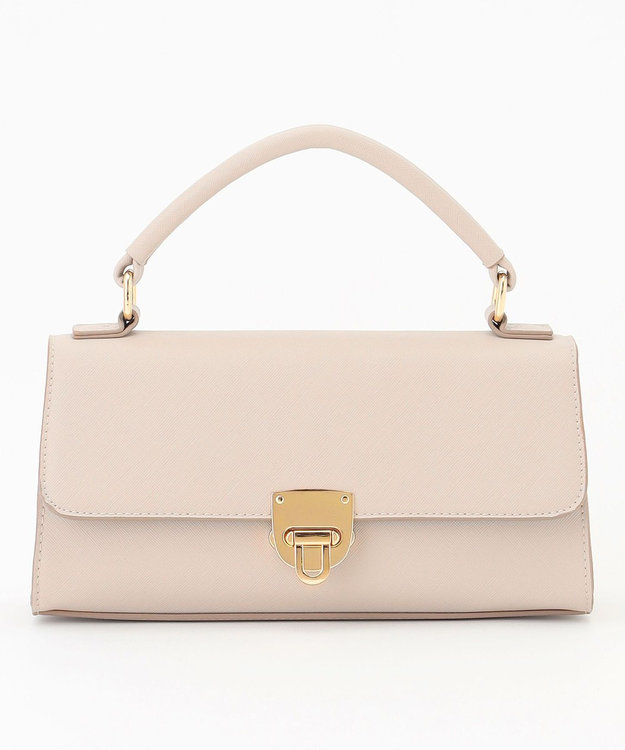 ANY SIS 【2WAY】メタルバックルワンショルダー バッグ グレージュ