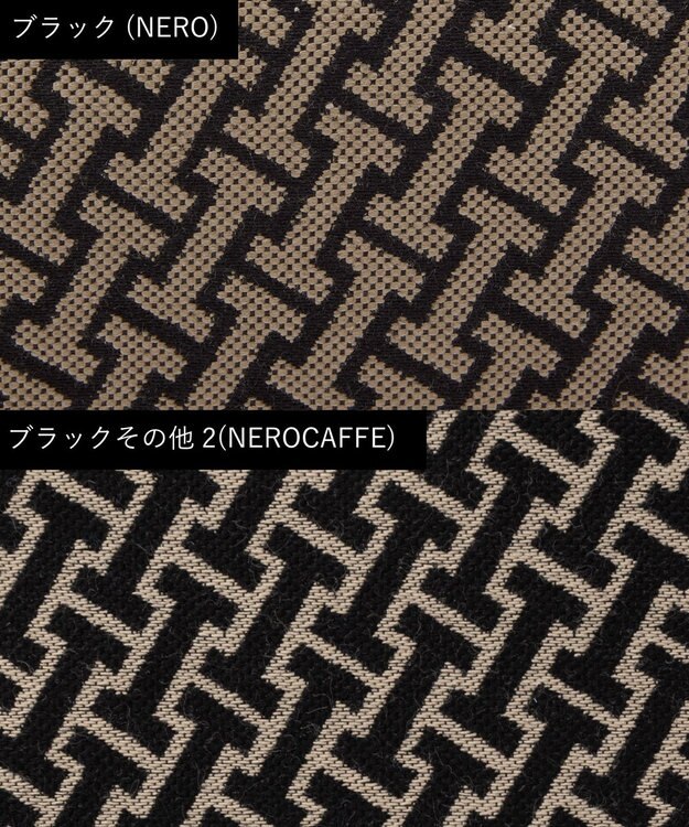 IACUCCI モノグランマ L JACQUARD/RUGA ブラック系その他2