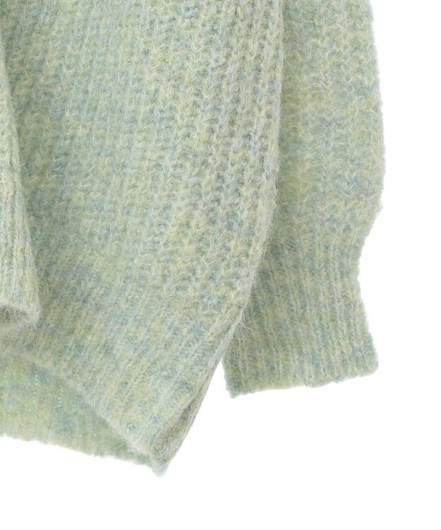 earth music&ecology ふわふわＭＩＸヤーンカーディガン Mint