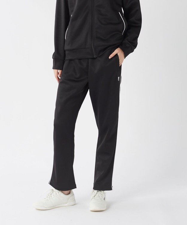 FILA GOLF／marie claire 【FILA GOLF】イージーフィットロングパンツ ブラック