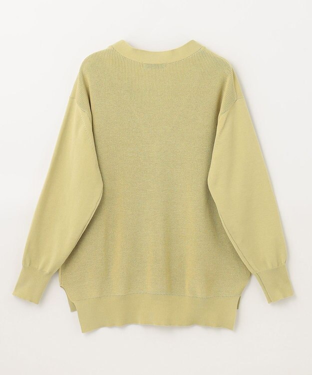 ANY 【洗濯機可能・UVケア】Ｖネック カーディガン ライム