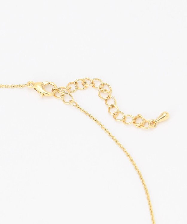 組曲 メタルフラワーネックレス ゴールド系