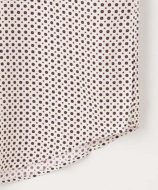 JOSEPH ABBOUD 【サスティナブル素材】小紋プリント シャツ ワイン系5