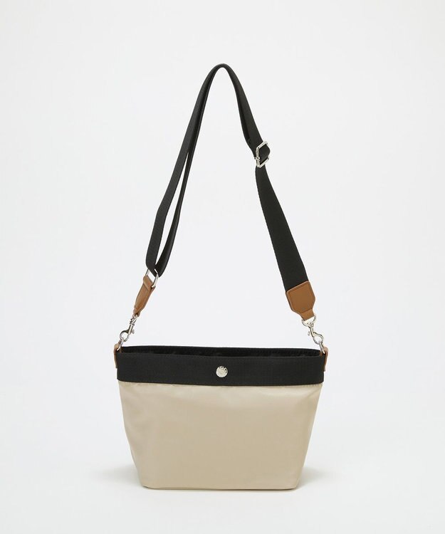 TOPKAPI 【Breath TOPKAPI sis】【WEB限定】ナイロン 舟形 ショルダーバッグ 軽量 / RIPPLE リプル ペールベージュ