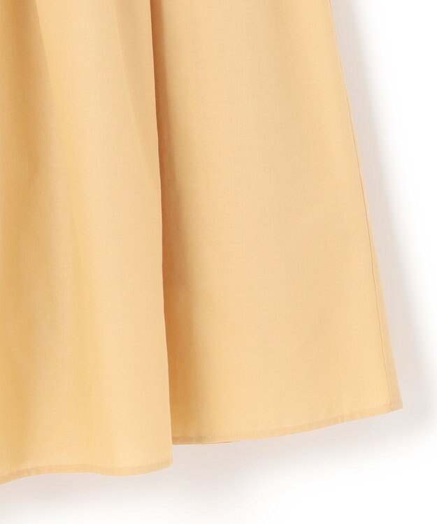 23区 【SLOW/洗える】コットンローン ティアード スカート イエロー系