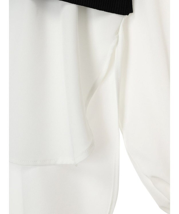 earth music&ecology ＳＥＴ２点ニットベスト＋シャツ Black