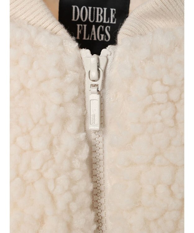 Green Parks ・Ｄｏｕｂｌｅ　Ｆｌａｇｓ　　ボアブルゾン Ivory