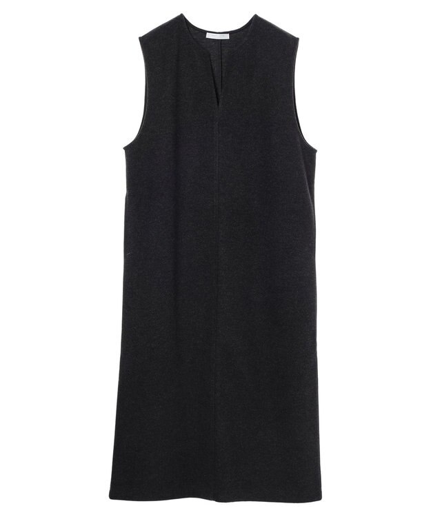 Green Parks 圧縮ポンチキーネックジャンスカ Dark Gray Mixture