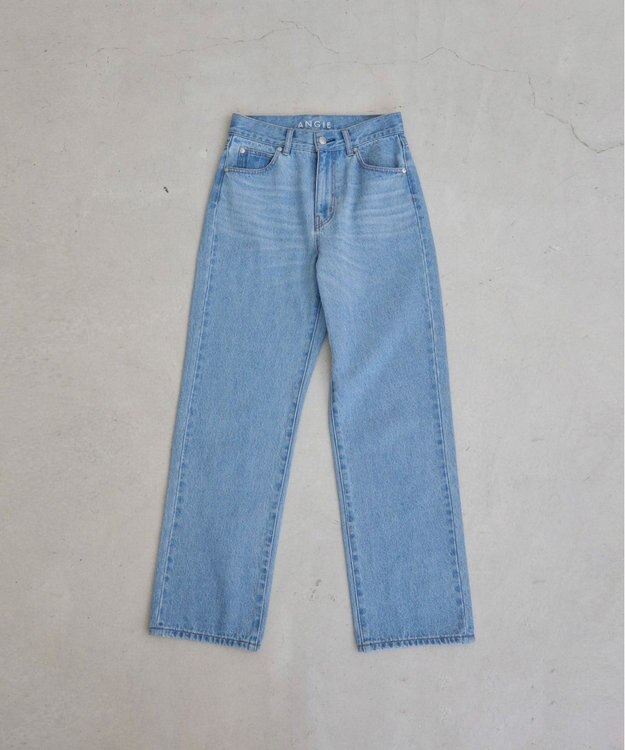 WEGO 【ANGIE VINTAGE/SMLサイズ展開】ストレートデニムパンツ ブルー