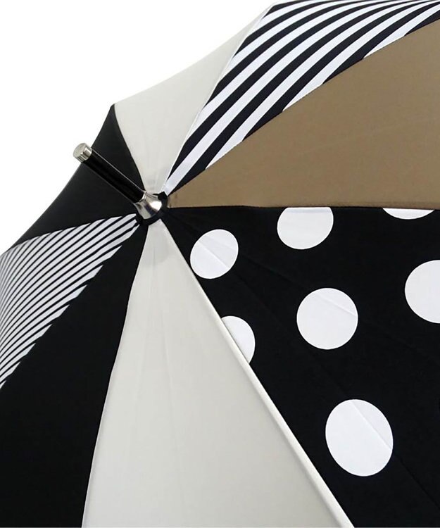 +RING レディース向け プラスリング 雨傘（長）60cm BLK T1146 黒