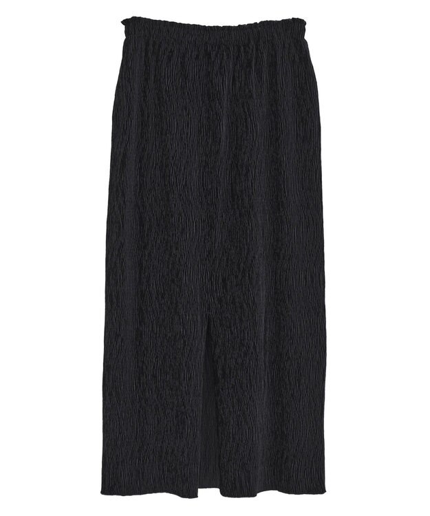 earth music&ecology シャイニーベロアスカート Black