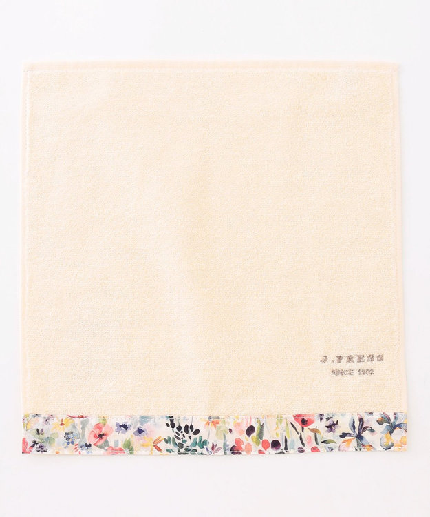 J.PRESS LADIES 【liberty】タオルハンカチ アイボリー系