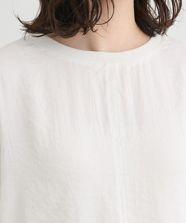 Green Parks Ｔブラウスドルマンスリーブプルオーバー Ecru