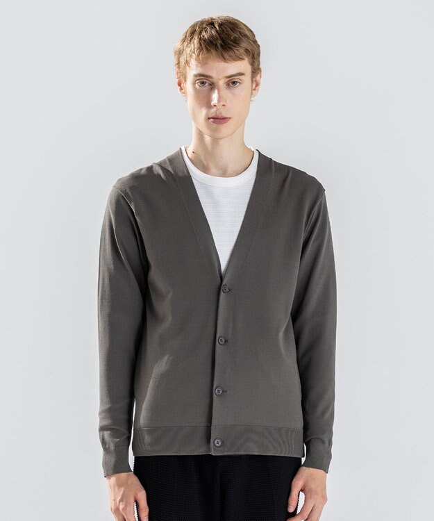 JOSEPH HOMME 【ストレッチ】リュクスレーヨン　カーディガン ダークグリーン系