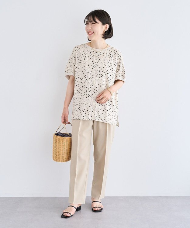 Green Parks Ｔブラウスドルマンスリーブプルオーバー Beige