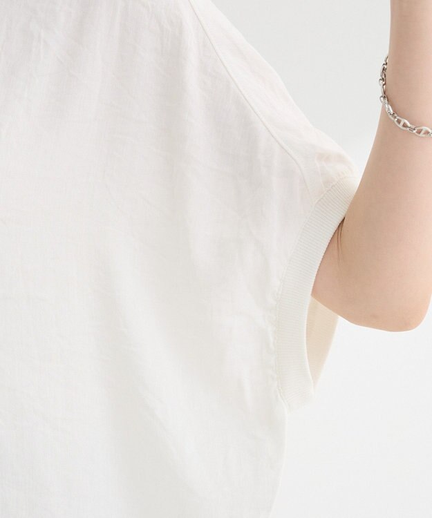 Green Parks Ｔブラウスドルマンスリーブプルオーバー Ecru