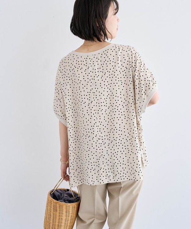 Green Parks Ｔブラウスドルマンスリーブプルオーバー Beige