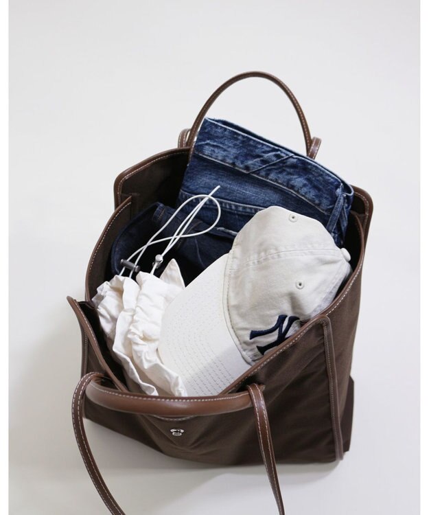 MORROW by thank 【A4サイズ収納可/軽量】NYC BAG トートバッグ ダークブラウン