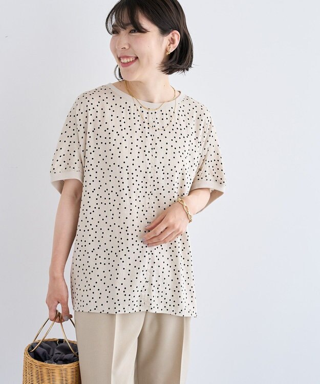 Green Parks Ｔブラウスドルマンスリーブプルオーバー Beige