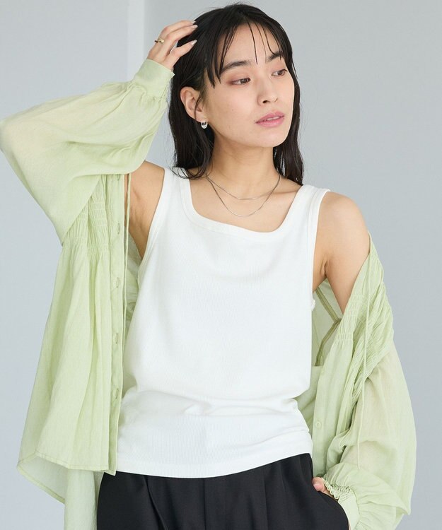 CRAFT STANDARD BOUTIQUE 前後2WAYタンクトップインナー White