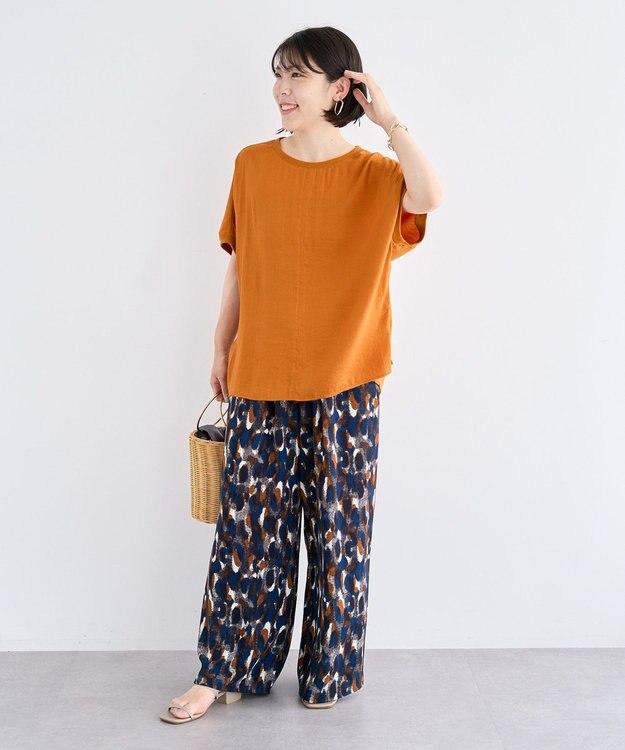 Green Parks Ｔブラウスドルマンスリーブプルオーバー Orange