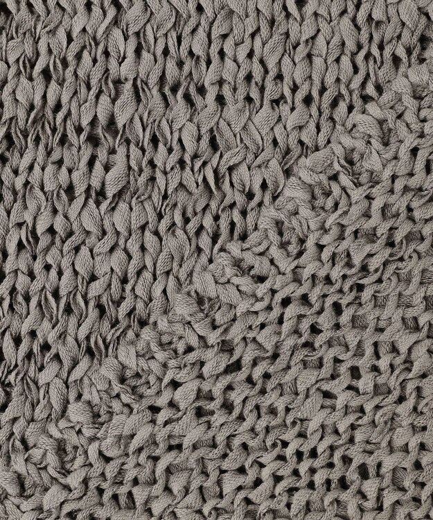 UNFILO テープヤーンニット プルオーバー チャコール