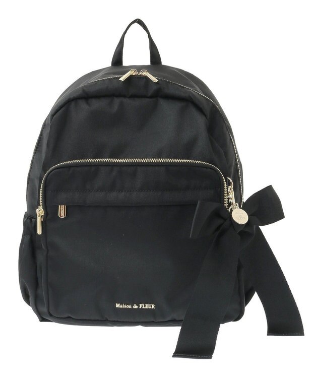 Maison de FLEUR 撥水加工キャリーオンリュック Black