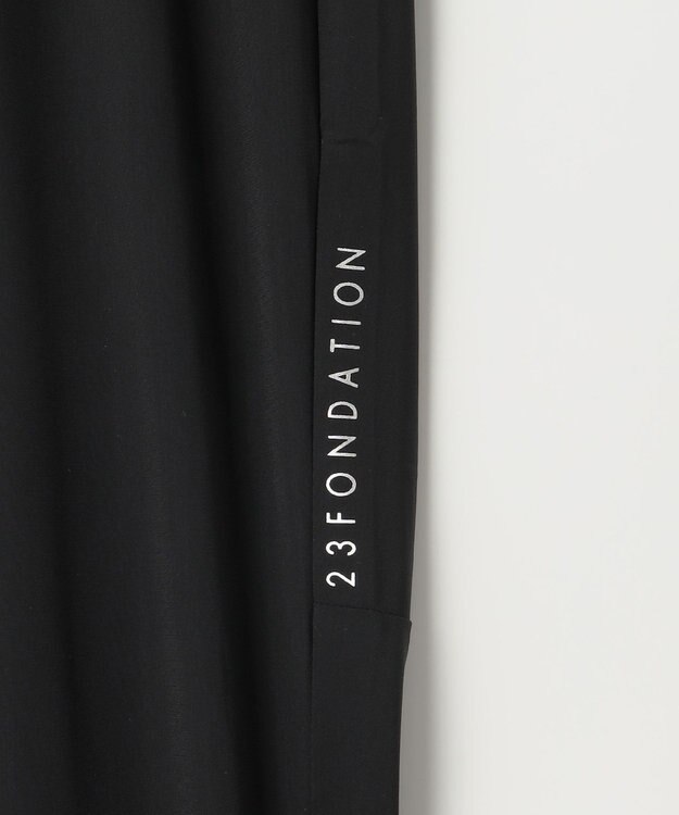 23区GOLF 【23Fondation/MEN】真夏も活躍！【接触冷感/ストレッチ】ナイロントリコットパンツ ブラック系