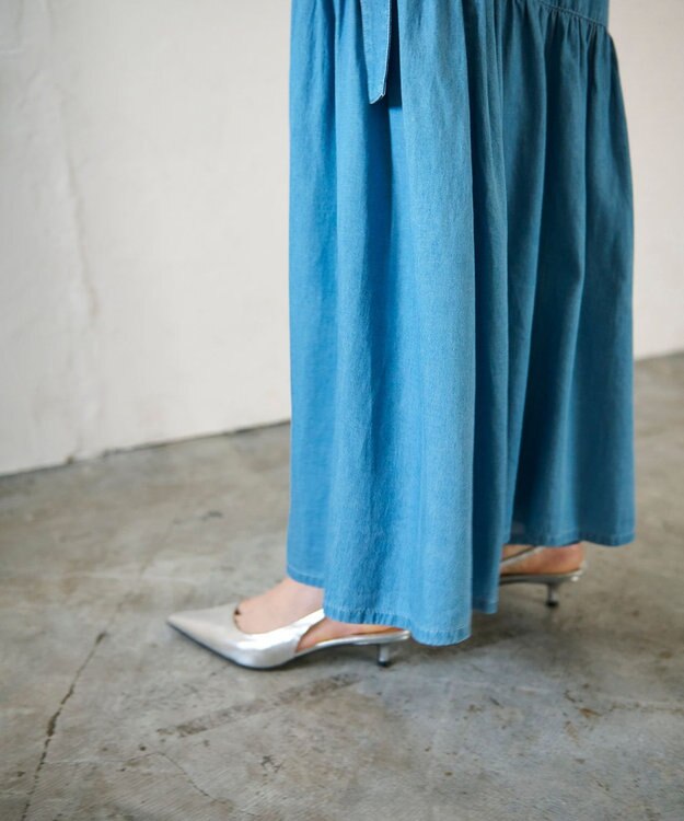 GRACE CONTINENTAL ワークワイドパンツ インディゴ