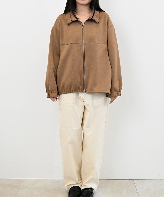 FORFORMO Stand Collar Jersey Blouson スタンドカラージャージーブルゾン キャメル