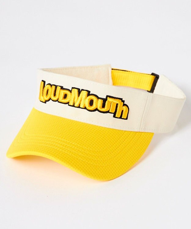 FILA GOLF／marie claire 【LOUDMOUTH】異素材サンバイザー Yellow
