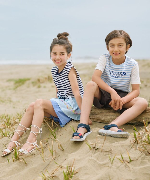 J.PRESS KIDS 【110-130cm】フンボルトペンギンＴシャツ サックスブルー系1