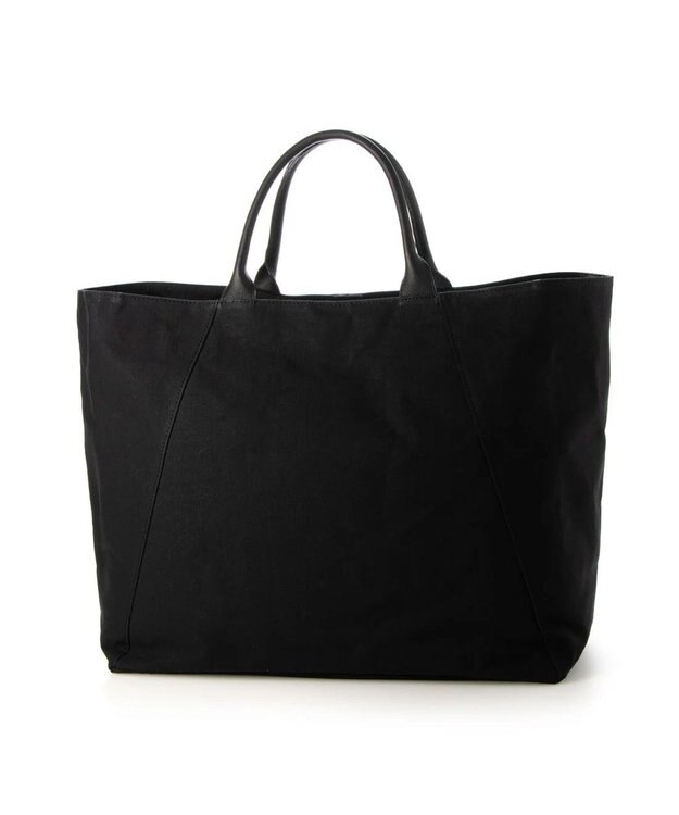 UNBILLION perche パラフィンキャンバス2wayボストントート ブラックブラック