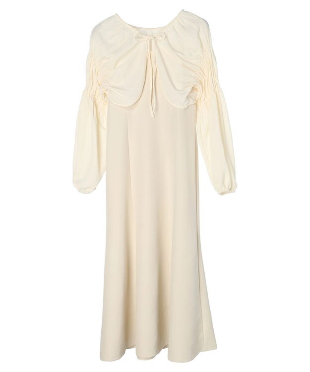 earth music&ecology ＳＥＴ２点ボレロ＋キャミワンピース Ivory