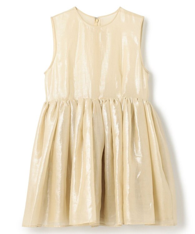 NAVE 【Nave・シアー素材】ラメボイル ブラウス アイボリー系