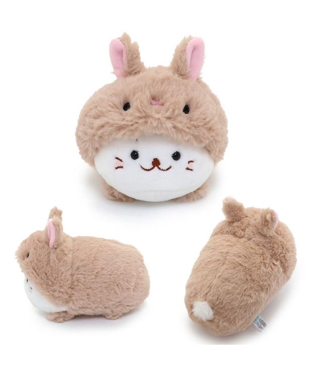 Mother garden しろたん 小動物 マスコット 《ハリネズミ / ウサギ / モルモット / モグラ》 【単品】 ウサギ