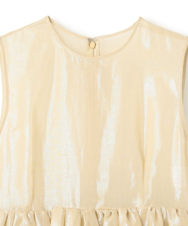 NAVE 【Nave・シアー素材】ラメボイル ブラウス アイボリー系