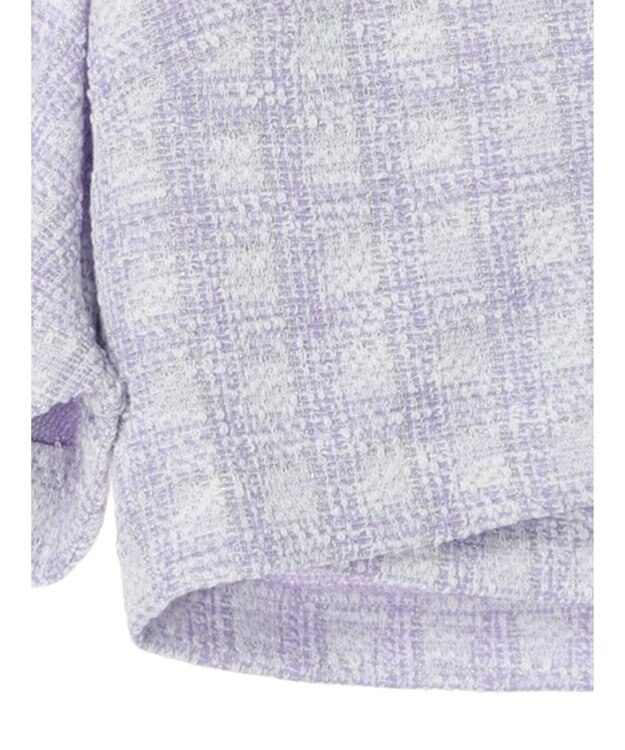 earth music&ecology ＳＥＴ２点　カットソーツィードアンサンブル Light Purple