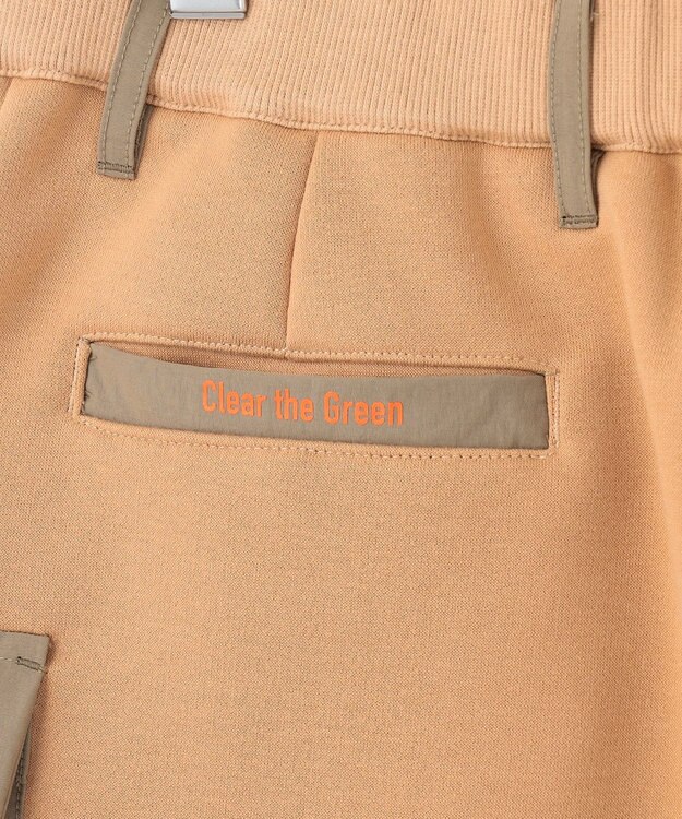 PW CIRCULUS 【WOMEN】裏毛カーゴスカート ベージュ系