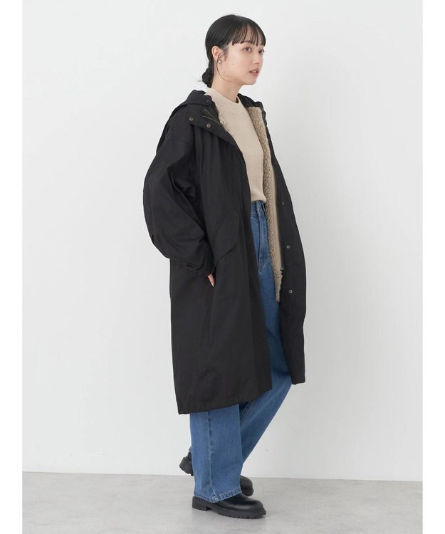 earth music&ecology マルチｗａｙモッズコート Black