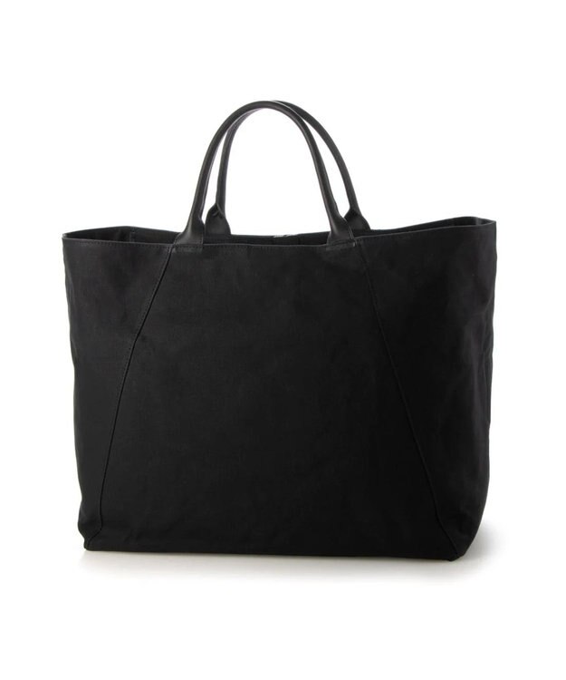 UNBILLION perche パラフィンキャンバス2wayボストントート ブラックブラック