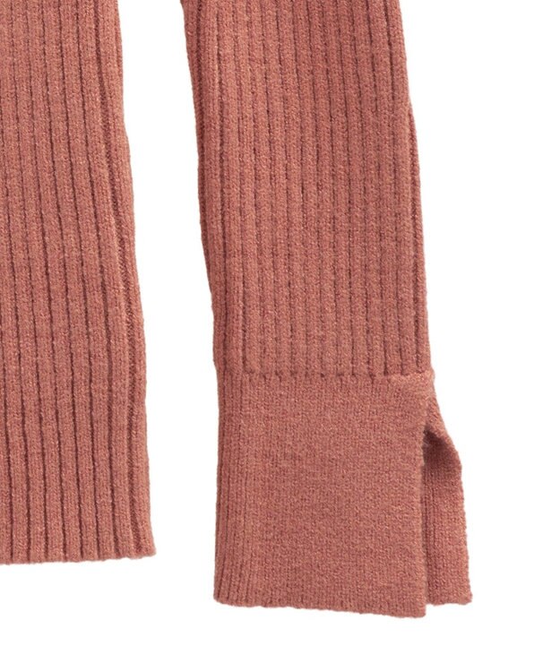 Green Parks ・Ｐｅｔｉｔ　Ｆｌｅｕｒ　ボトルネックリブニット Pink