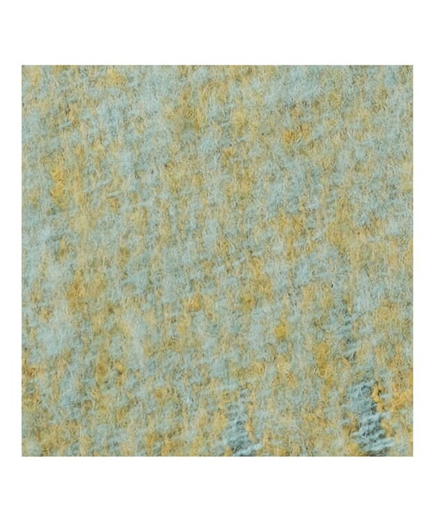 MOONBAT estaa ボリュームマフラー シャンブレー／手洗い可 ミントグリーンxイエロー