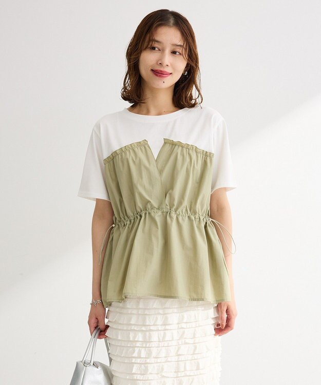 Green Parks ビスチェドッキングカットプルオーバー Khaki