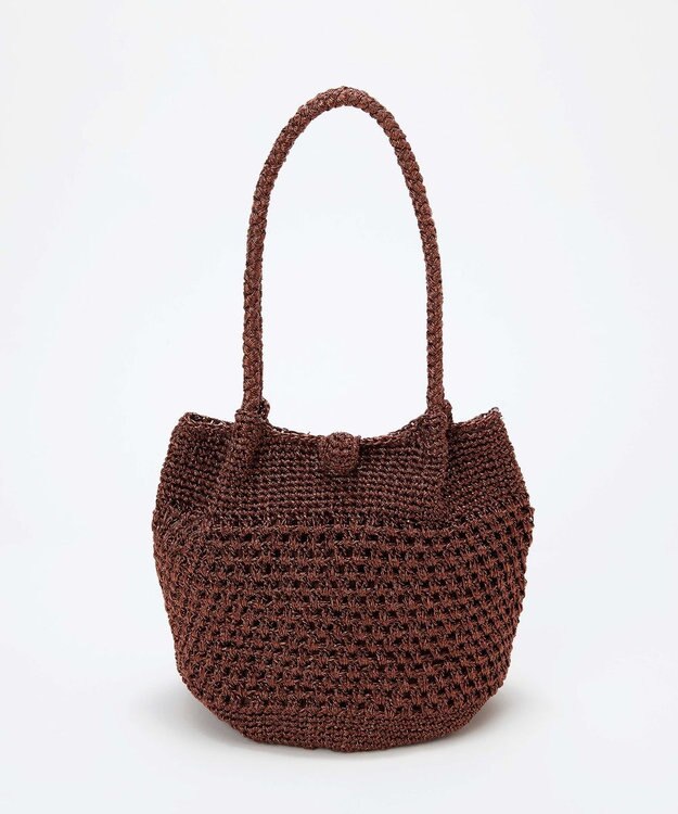 TOPKAPI 【TREASURE TOPKAPI】メタリック ラウンド トートバッグ ブロンズ