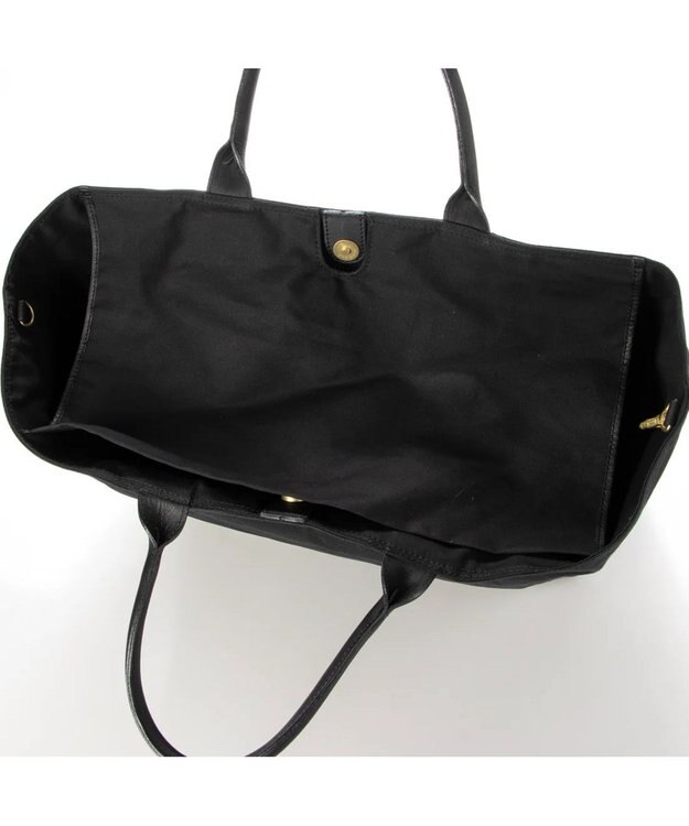 UNBILLION perche パラフィンキャンバス2wayボストントート ブラックブラック