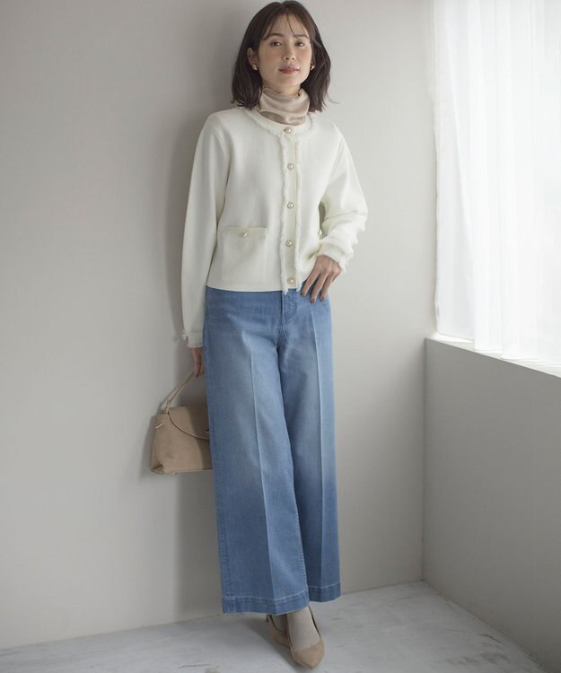 組曲 S ラメチュールコンビタートル カットソー シャンパンゴールド系