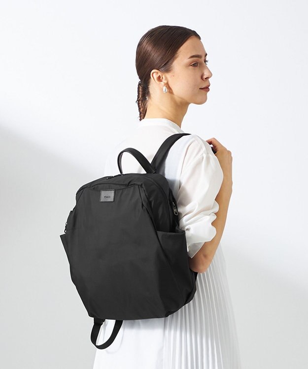 Y'SACCS 【ナイロンタフタ】トラベルデイパック ブラック